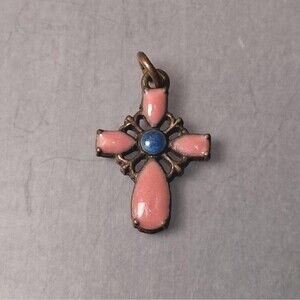 Southwestern Style Cross Pendant Vintage